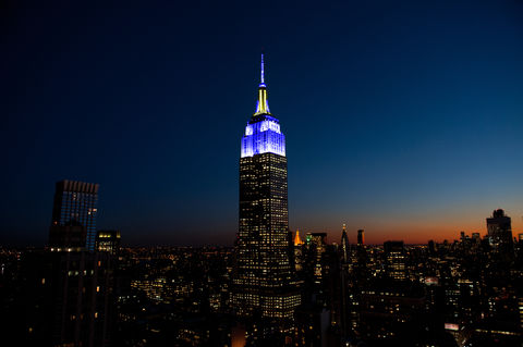 Chuck Scarborough Lights ESB to Celebrate 50 Years on NBC New York